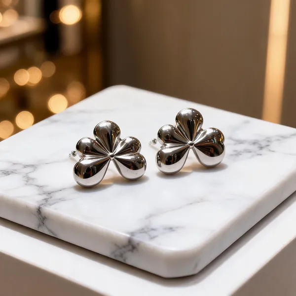 Silver_Metal_Alloy_Floral_Drop_Earrings_For_Women