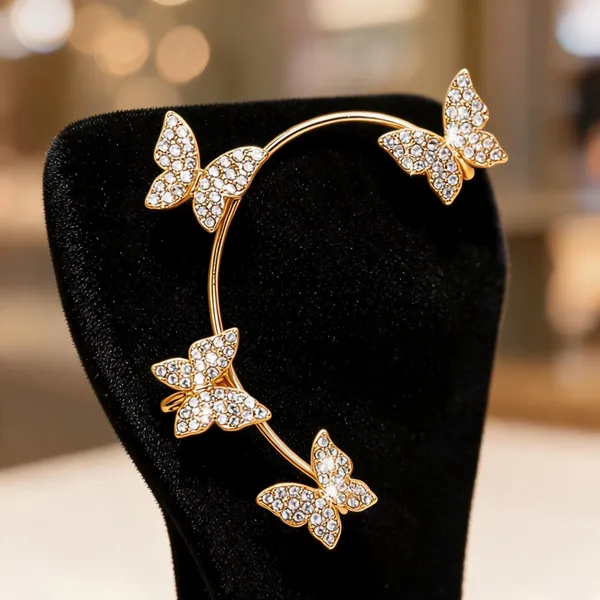 Gold_Metal_Alloy_Butterfly_Motif_Bangle_Bracelet_For_Women