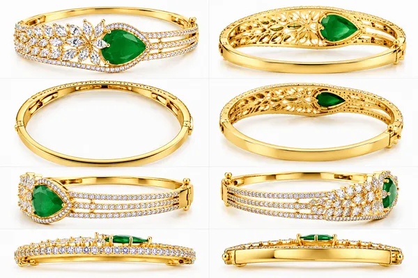 Elegant_Gold_&_Green_Emerald_Bracelet_with_Sparkling_Floral_Stones