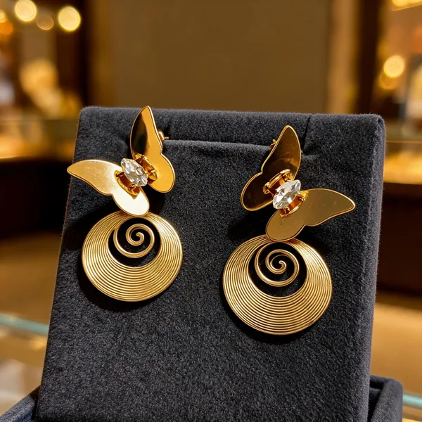 Gold_Metal_Alloy_Butterfly_Top_Spiral_Drop_Earrings_For_Women