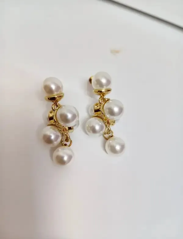 Gold_Metal_Alloy_Clustered_Pearl_Bead_Drop_Earrings_For_Women