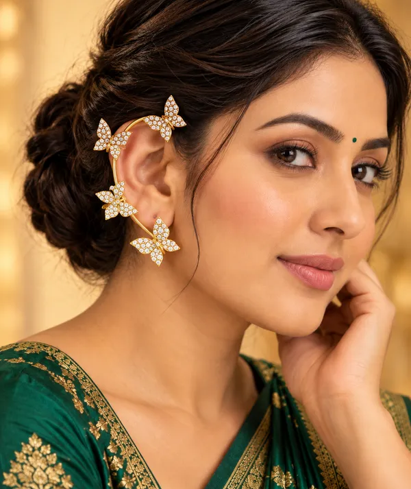 Gold-Tone_Butterfly_American_Diamond_Ear_Cuff_for_Women