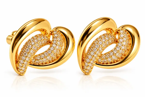 Gold_Metal_Alloy_Intertwined_Heart_Stone_Stud_Earrings_For_Women