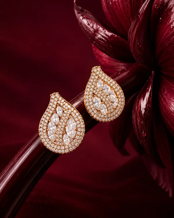 Gold_Metal_Alloy_Crystal_Teardrop_Marquise_Drop_Earrings_For_Women