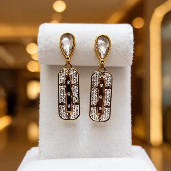 Gold_Metal_Alloy_Rectangular_Clear_Stone_Elongated_Drop_Earrings_For_Women