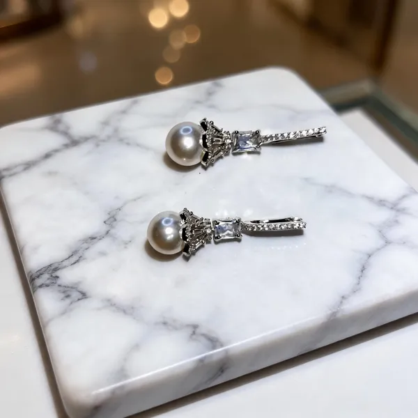 White_Metal_Alloy_Earring_For_Women