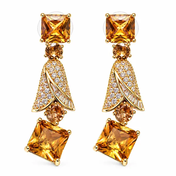 Gold_Metal_Alloy_Amber_Stone_Crystal_Drop_Earrings_For_Women