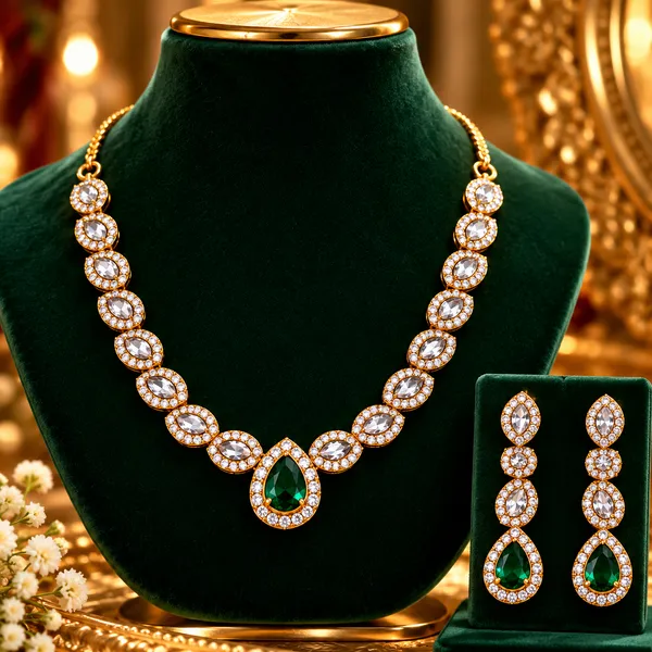 Green_Emerald_AD_Necklace_Set_for_Women