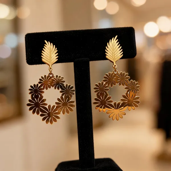 Gold_Metal_Alloy_Leaf_Floral_Cutwork_Dangling_Drop_Earrings_For_Women