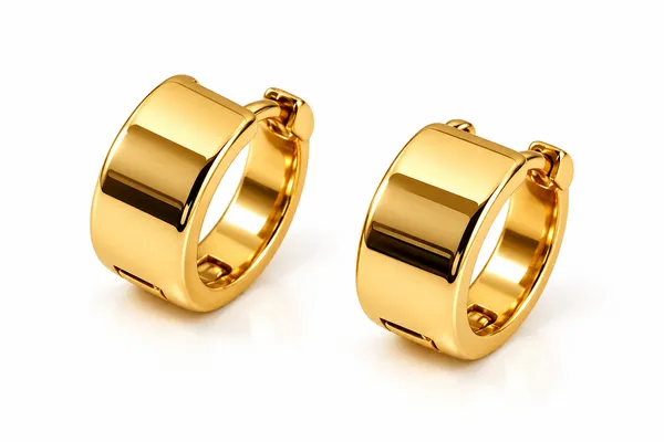 Chunky_Gold-Tone_Wide_Huggie_Hoop_Earrings_for_Women