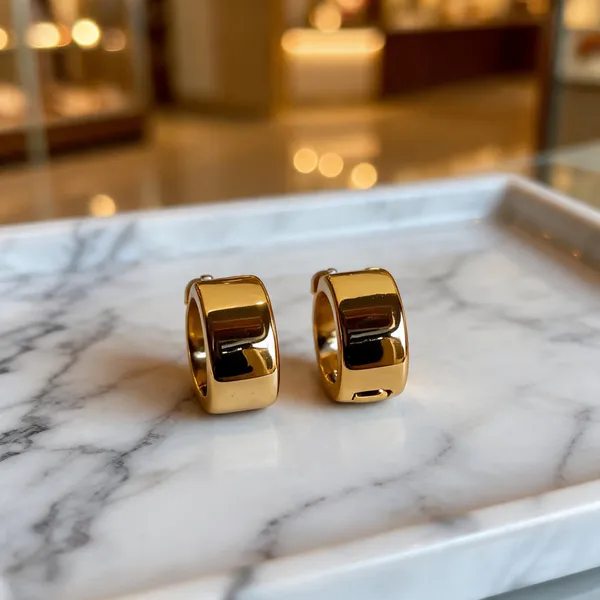 Gold_Metal_Alloy_Huggie_Drop_Earrings_For_Women