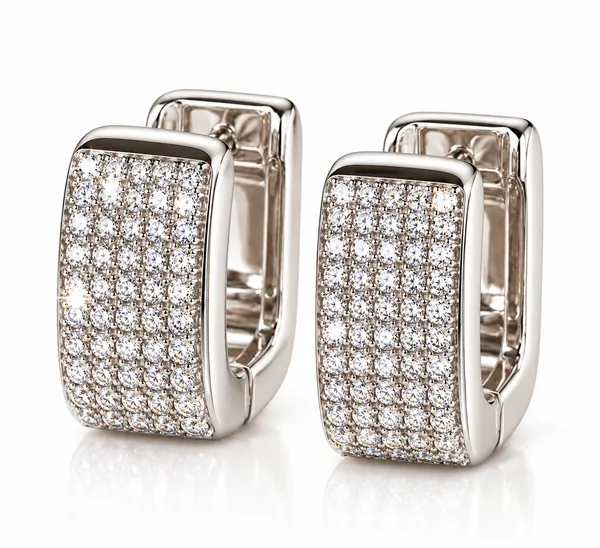Silver_Metal_Alloy_Stone_Embellished_Rectangular_Hoop_Earrings_For_Women