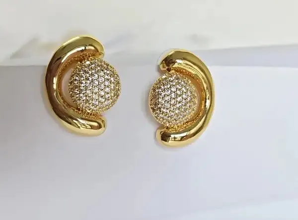 Gold_Metal_Alloy_Crescent_Pave_Crystal_Stud_Earrings_For_Women