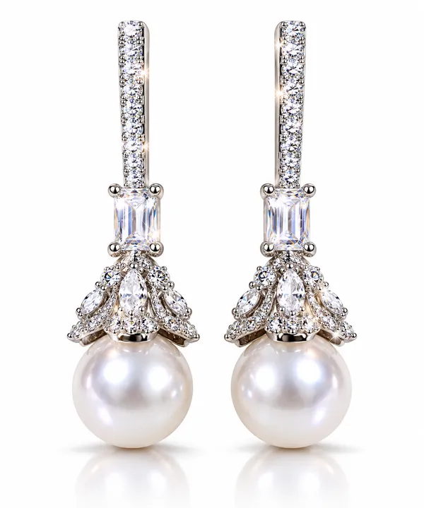 White_Metal_Alloy_Earring_For_Women