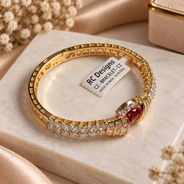 Gold_Metal_Alloy_Bracelet_For_Women