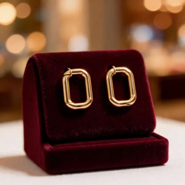 Gold_Metal_Alloy_Geometric_Rectangular_Hoop_Drop_Earrings_For_Women