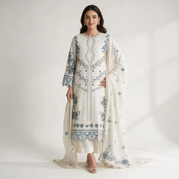 White_Embroidered_Straight_Unstitched_Suit_Material_For_Women