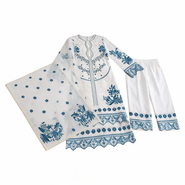 White_Embroidered_Straight_Unstitched_Suit_Material_For_Women