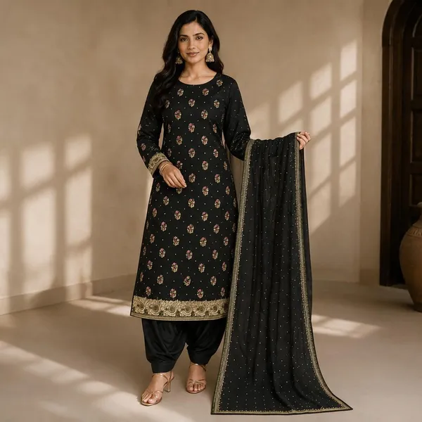 Black_Printed_Straight_Unstitched_Suit_Material_For_Women
