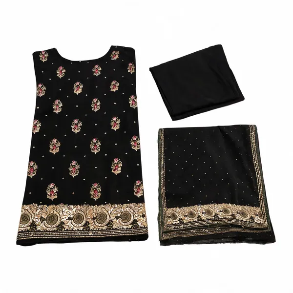 Black_Printed_Straight_Unstitched_Suit_Material_For_Women