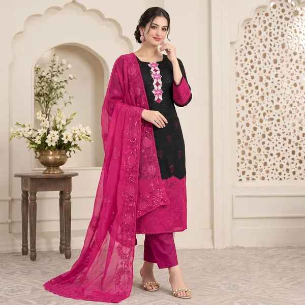 Pink_Embroidered_Unstitched_Suit_Material_For_Women