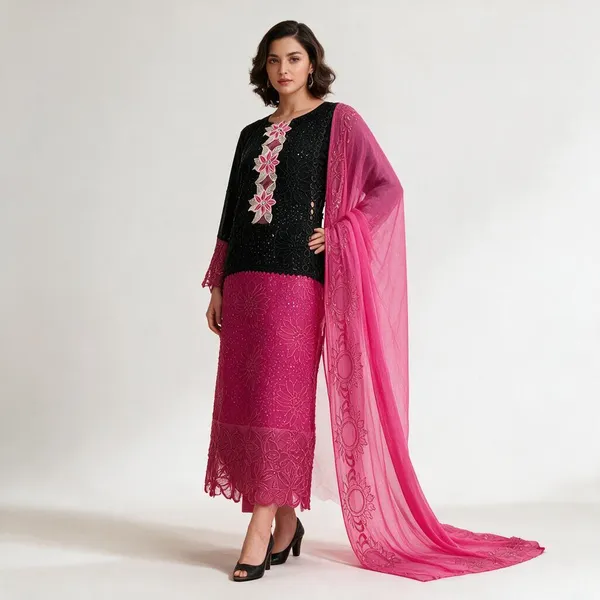Pink_Embroidered_Unstitched_Suit_Material_For_Women