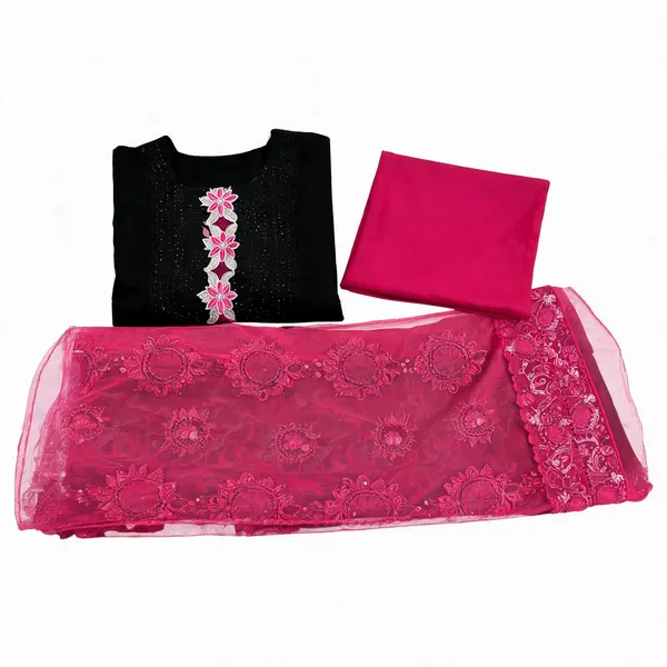 Pink_Embroidered_Unstitched_Suit_Material_For_Women