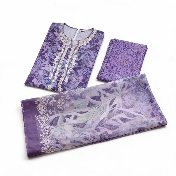 Purple_Floral_Printed_Unstitched_Suit_Material_For_Women