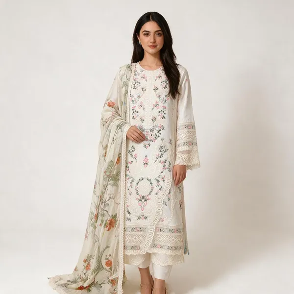 White_Embroidered_Unstitched_Suit_Material_For_Women