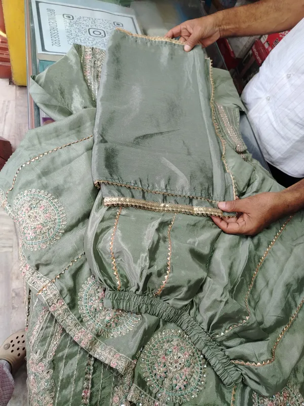 Sage_Green_Embroidered_Flared_Lehenga_Choli_For_Women