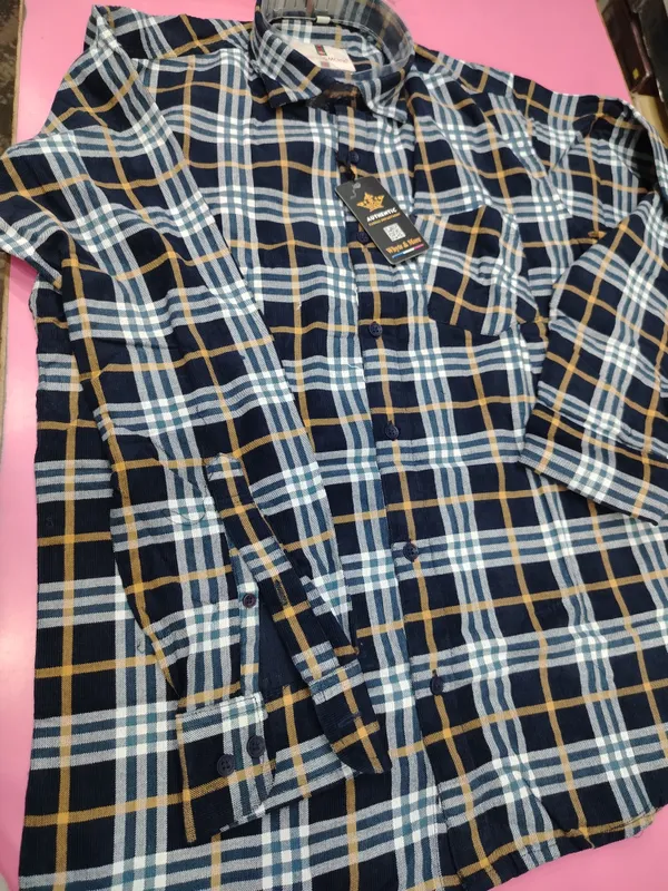 Navy_Plaid_Casual_Shirt_for_Men