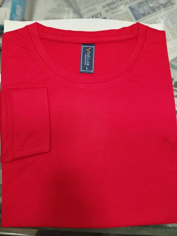 Red_Crew_Neck_Short_Sleeve_T-Shirt_for_Men