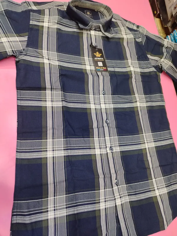 Navy_Checked_Full_Sleeve_Shirt_For_Men