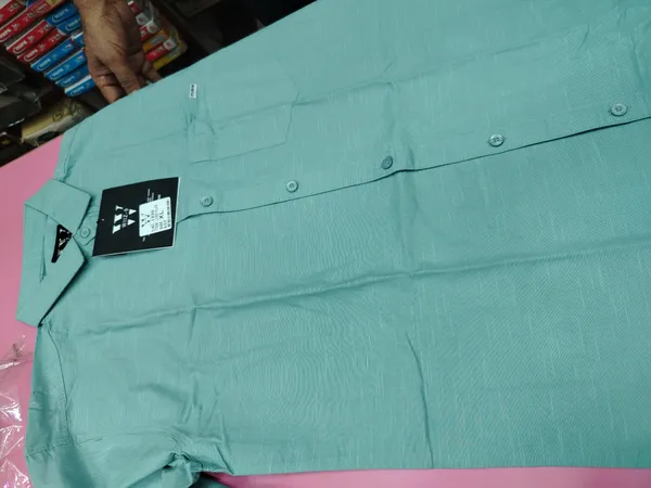 Mint_Green_Linen_Plain_Shirt_for_Men