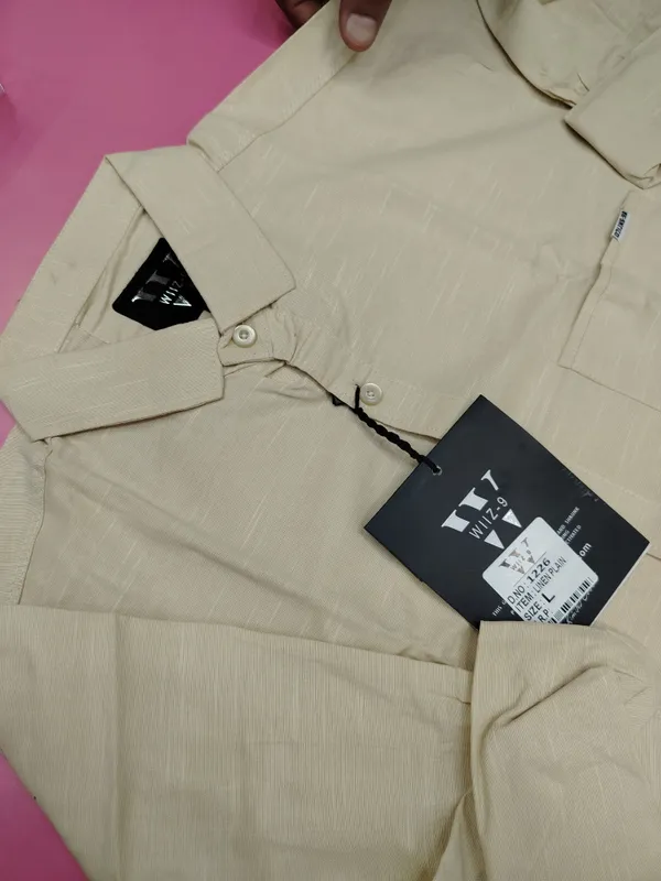 Beige_Textured_Regular_Fit_Shirt_for_Men