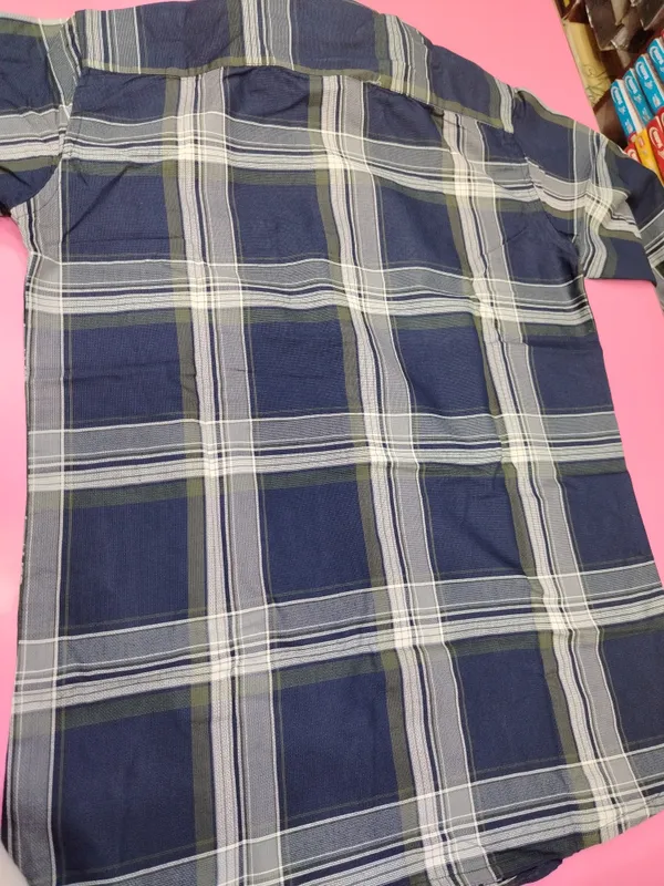 Navy_Checked_Full_Sleeve_Shirt_For_Men