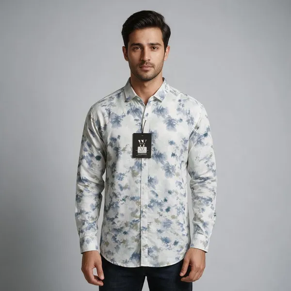 Light_Green_Printed_Casual_Shirt_for_Men