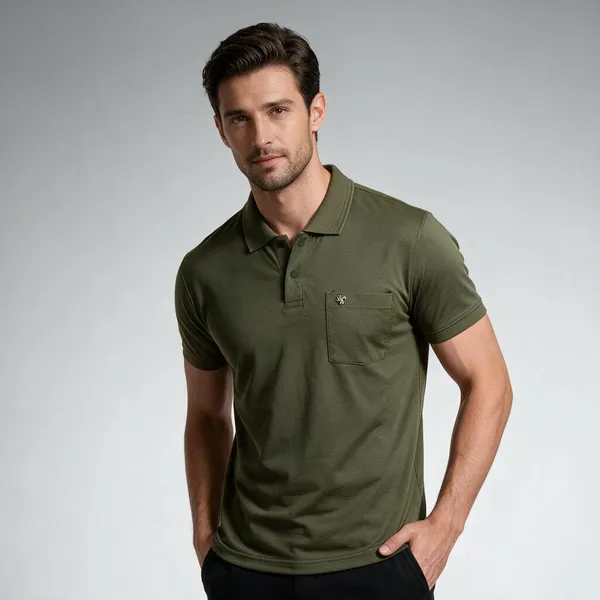 Multicolor_Men's_Solid_full_sleeve_Polo_T-Shirt_Cotton_PiquÃ©_For_Men