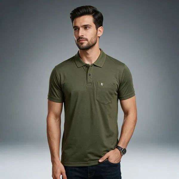 Multicolor_Men's_Solid_full_sleeve_Polo_T-Shirt_Cotton_PiquÃ©_For_Men