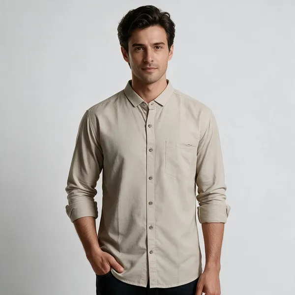 Beige_Textured_Casual_Shirt_for_Men