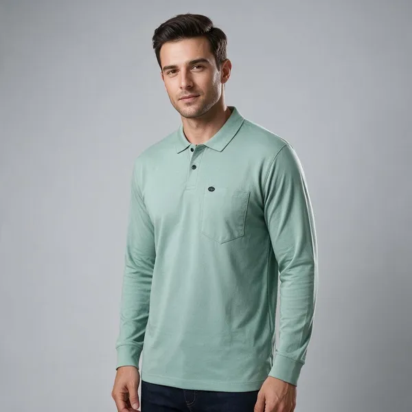 Mint_Green_Polo_T-Shirt_for_Men