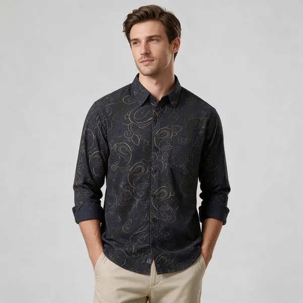 Navy_Paisley_Print_Full_Sleeve_Shirt_for_Men