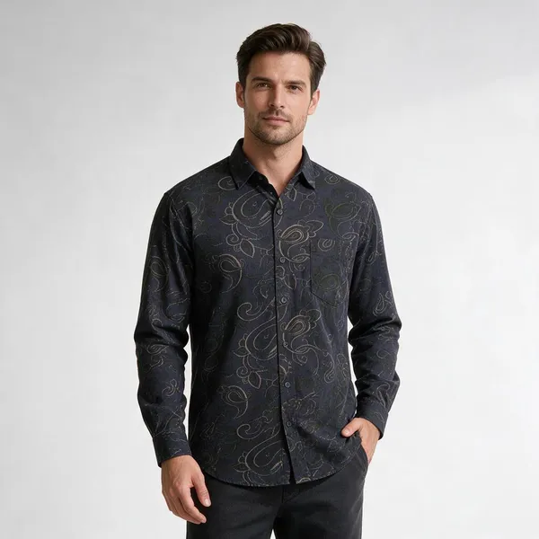 Navy_Paisley_Print_Full_Sleeve_Shirt_for_Men