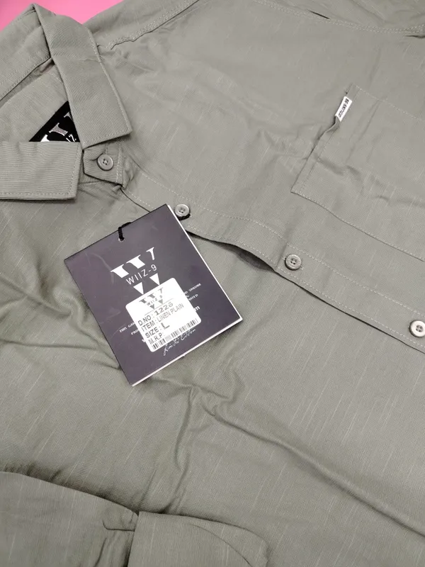 Olive_Casual_Fit_Shirt_for_Men