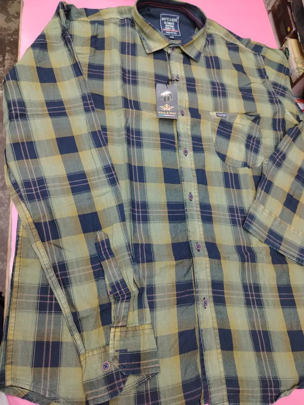 Olive_Cotton_Checked_Casual_Shirt_for_Men