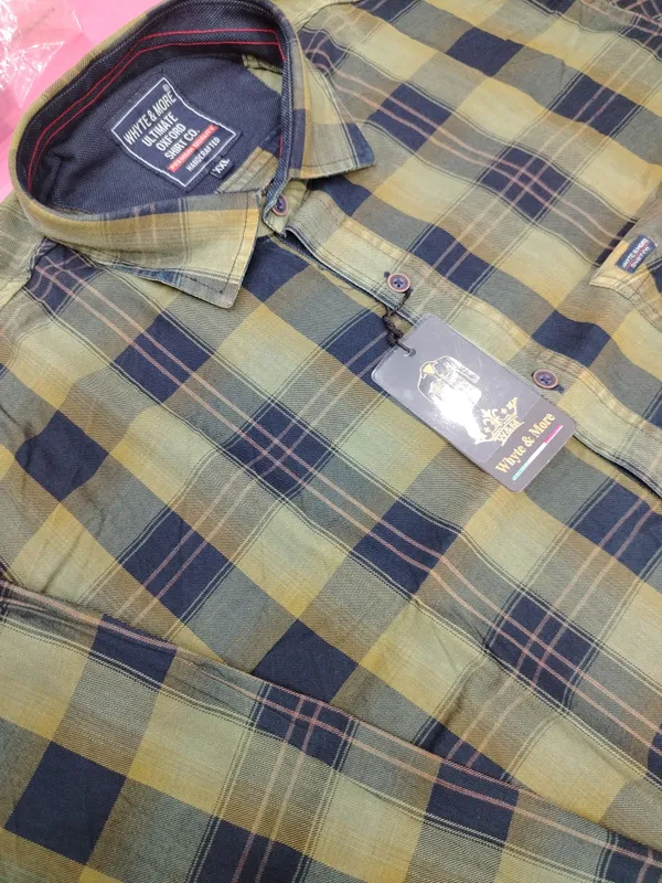 Olive_Cotton_Checked_Casual_Shirt_for_Men