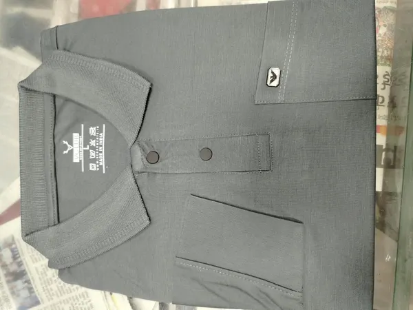 Grey_Polo_Collar_T-Shirt_for_Men