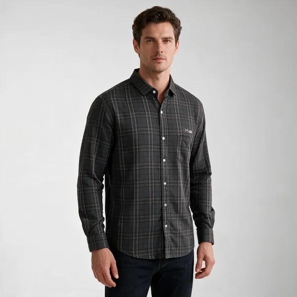 Black_Checked_Casual_Shirt_for_Men