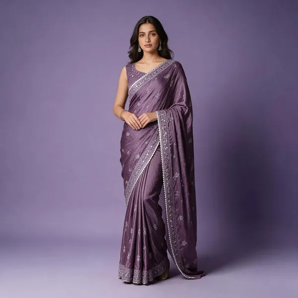 Mauve_Textured_Embellished_Saree_for_Women