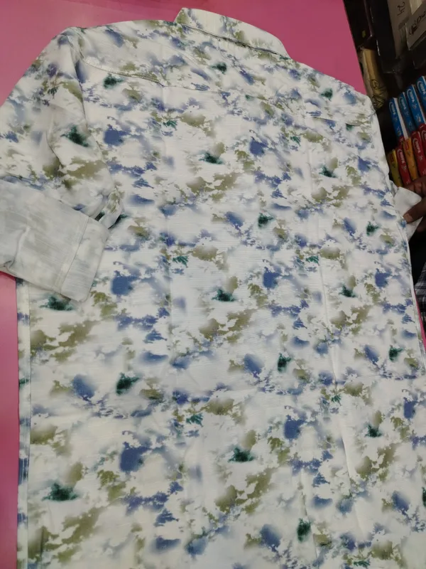 Light_Green_Printed_Casual_Shirt_for_Men